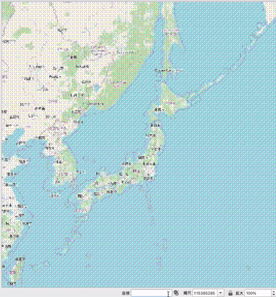 The map canvas shaking