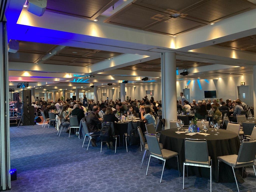 The conference dinner