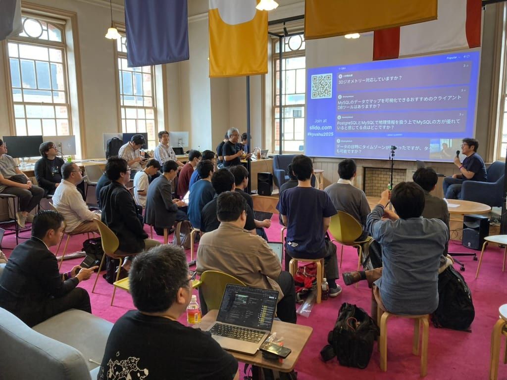 A scene from FOSS4G KYUSHU 2025