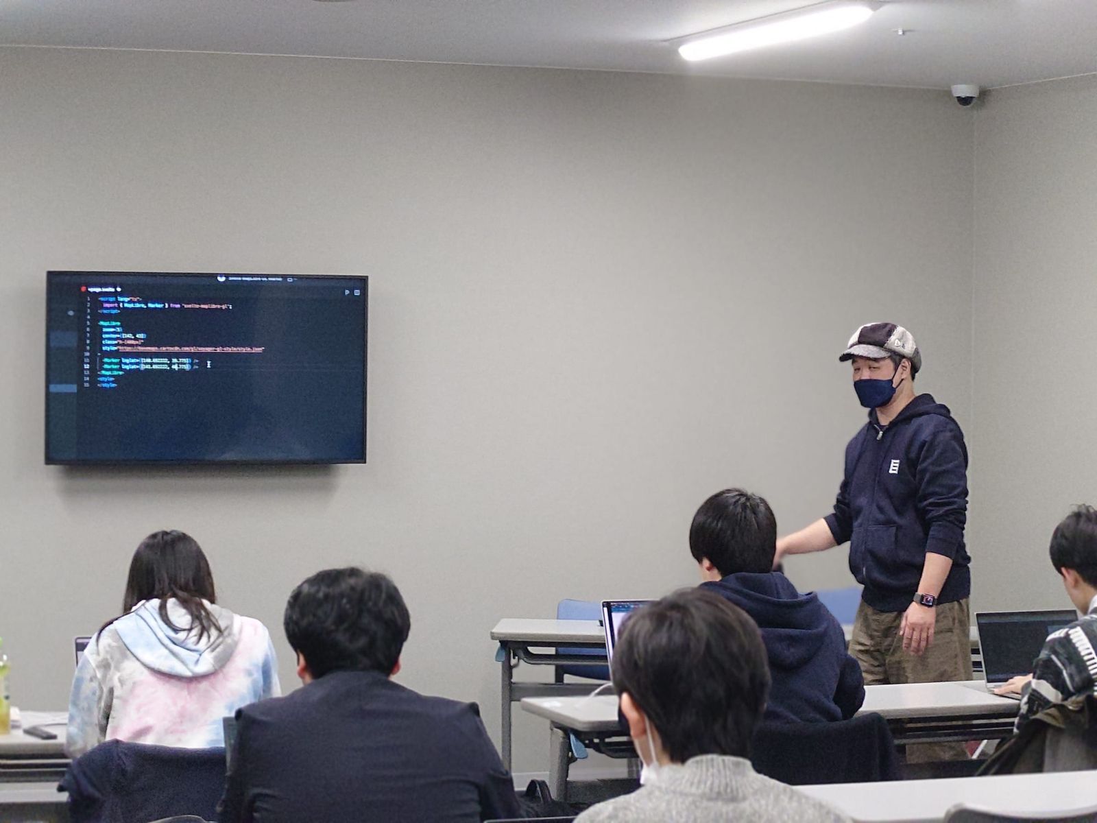 ハンズオンの様子