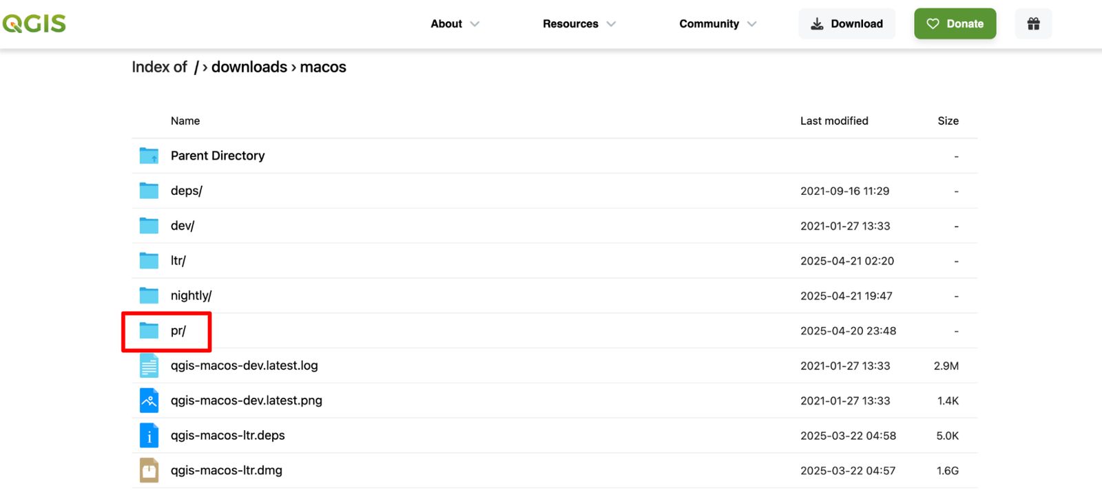 Open pr from the macos folder