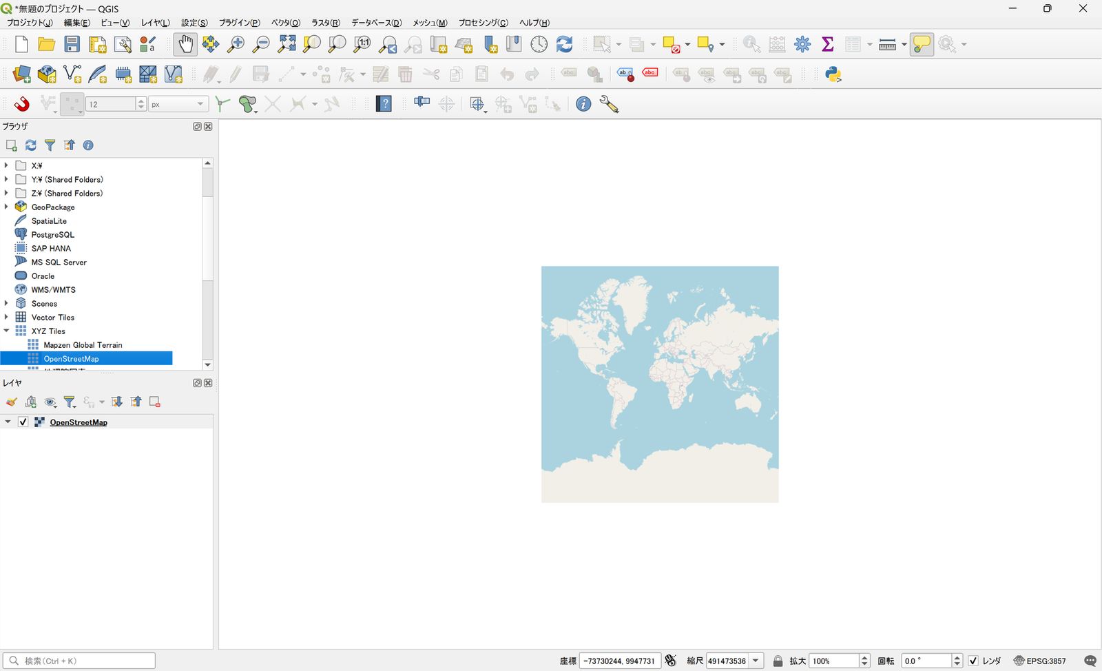 OpenStreetMap displayed (basemap: ©OpenStreetMap contributors)