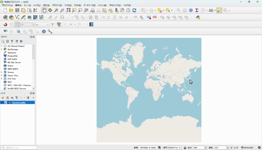 Zoom the map in and out by scrolling the mouse wheel forward and back (© OpenStreetMap contributors)