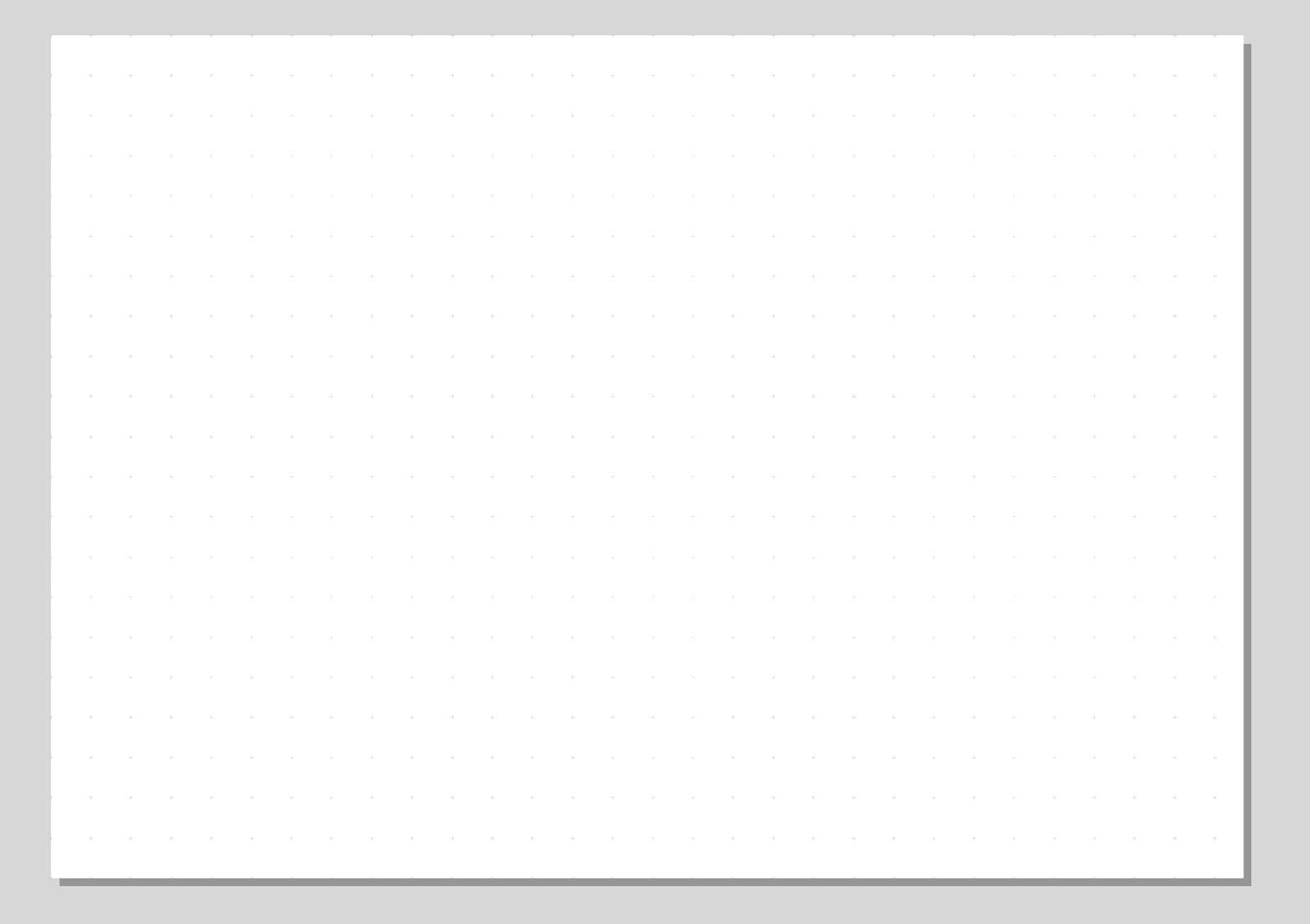 A dot grid appears on the layout