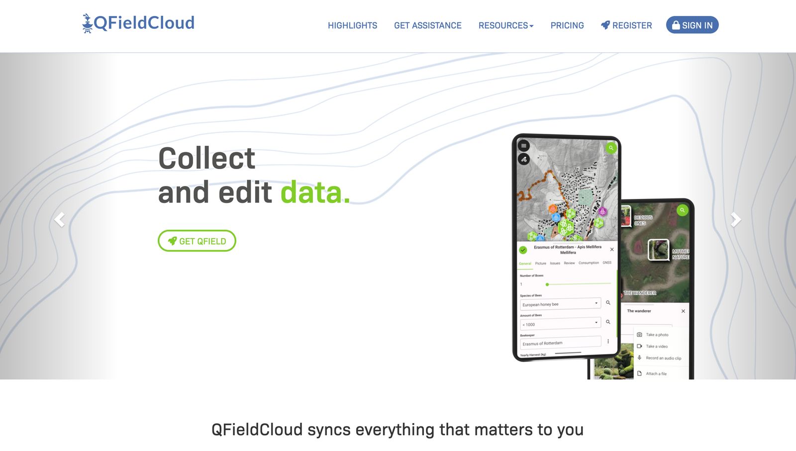 QFieldCloud website