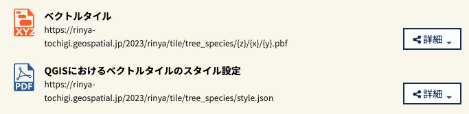 Vector tiles and a style are distributed