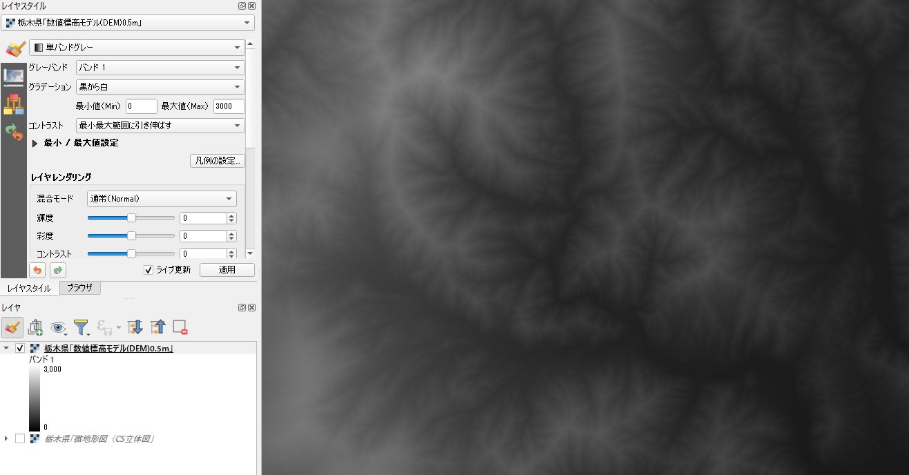 Displayed as a black-and-white gradient