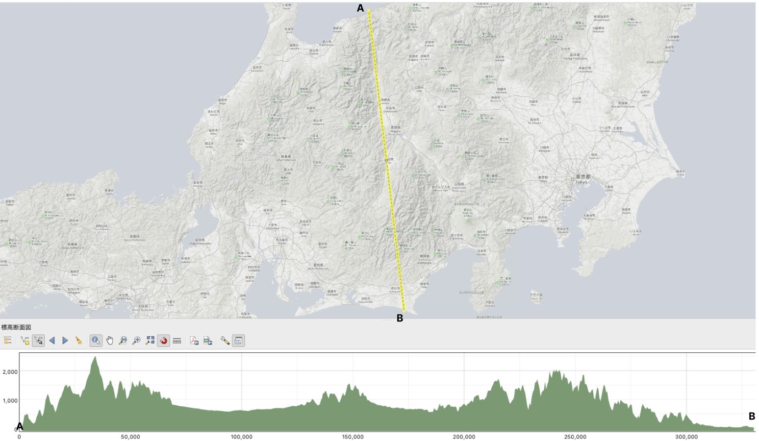 Profile of the Itoigawa-Shizuoka Tectonic Line