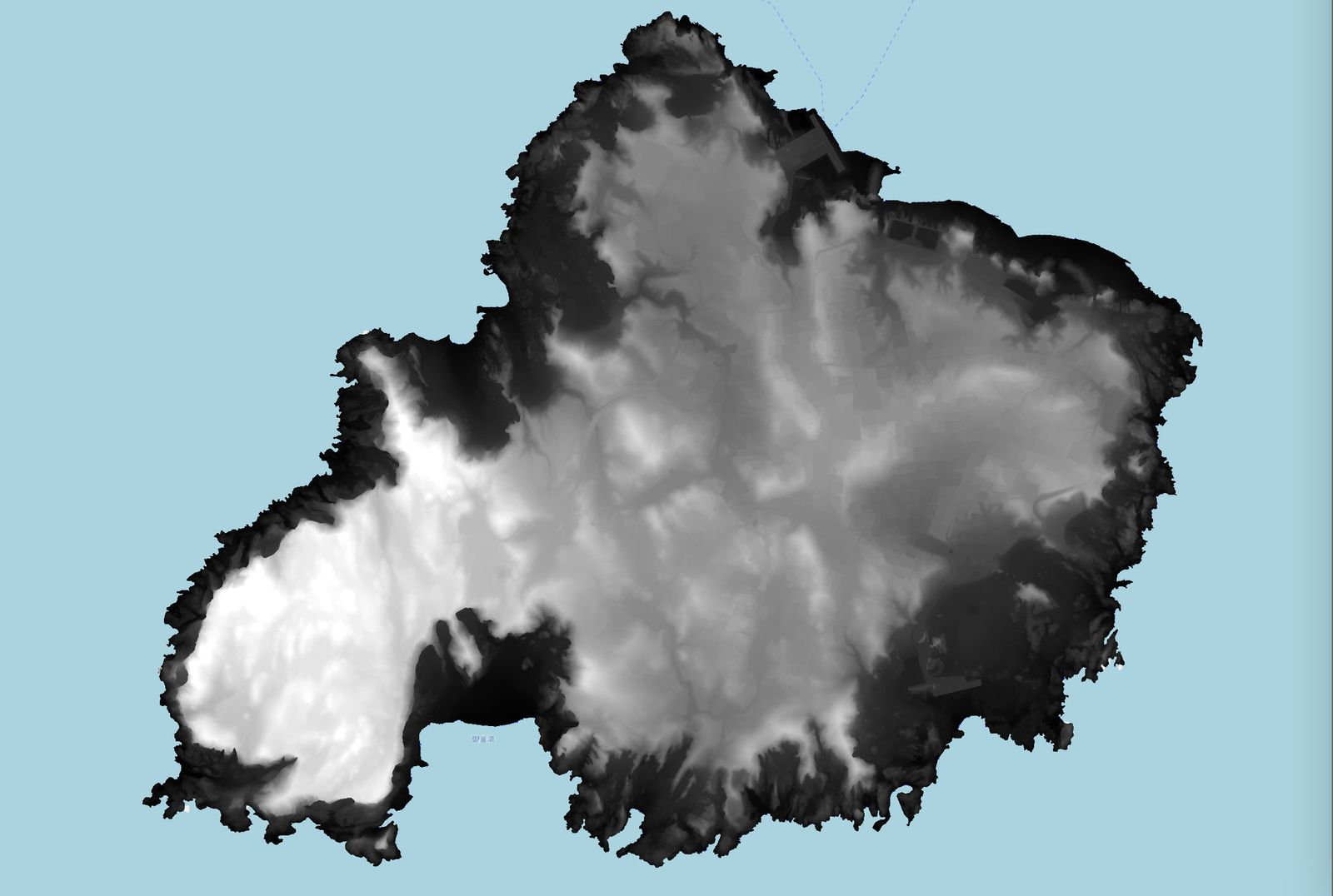 The grid data saved as a single GeoTIFF file