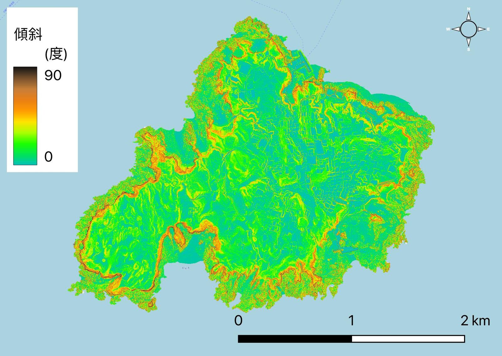 Slope output