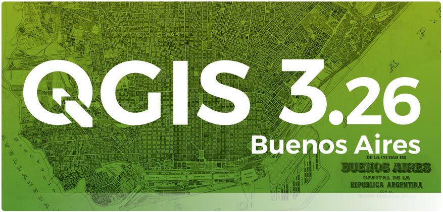 QGIS 3.26 header screen