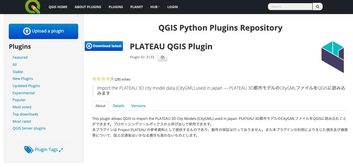 Registered in the QGIS Python Plugins Repository
